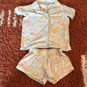 Tahari Kids Pajama Set with Pastel Floral Design 3T girls